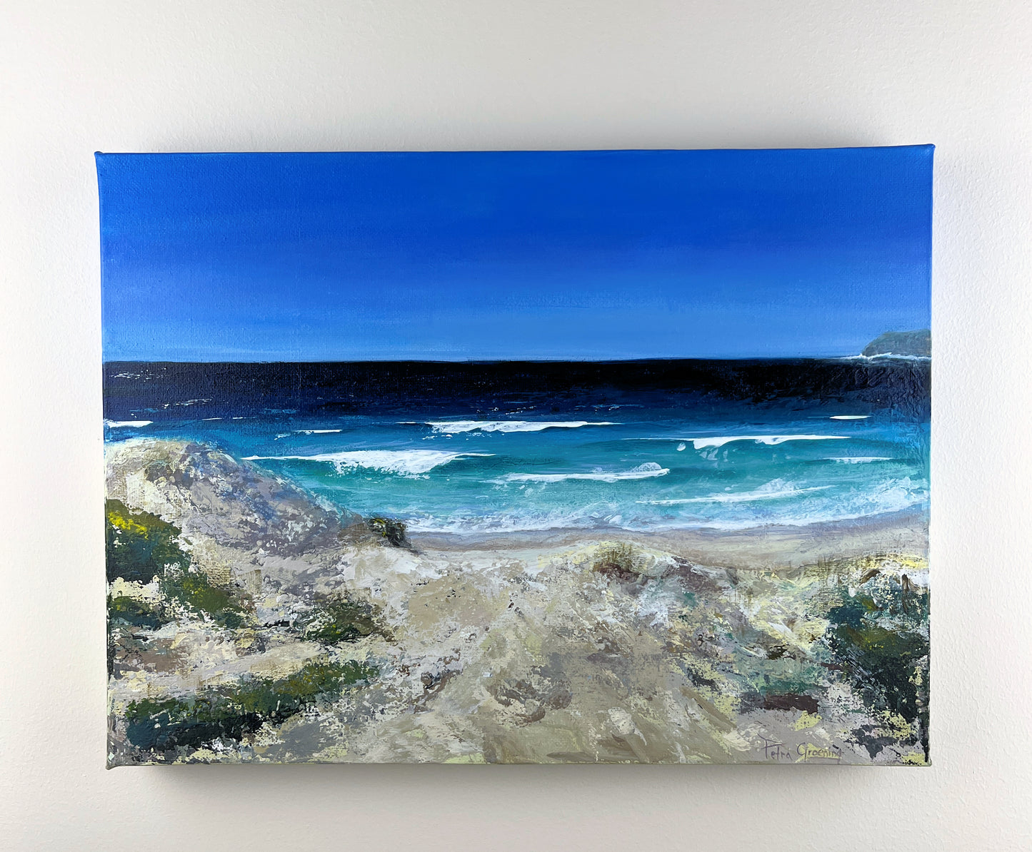 "Mullaway Beach" Original Acrylics Painting 40cm x 30cm