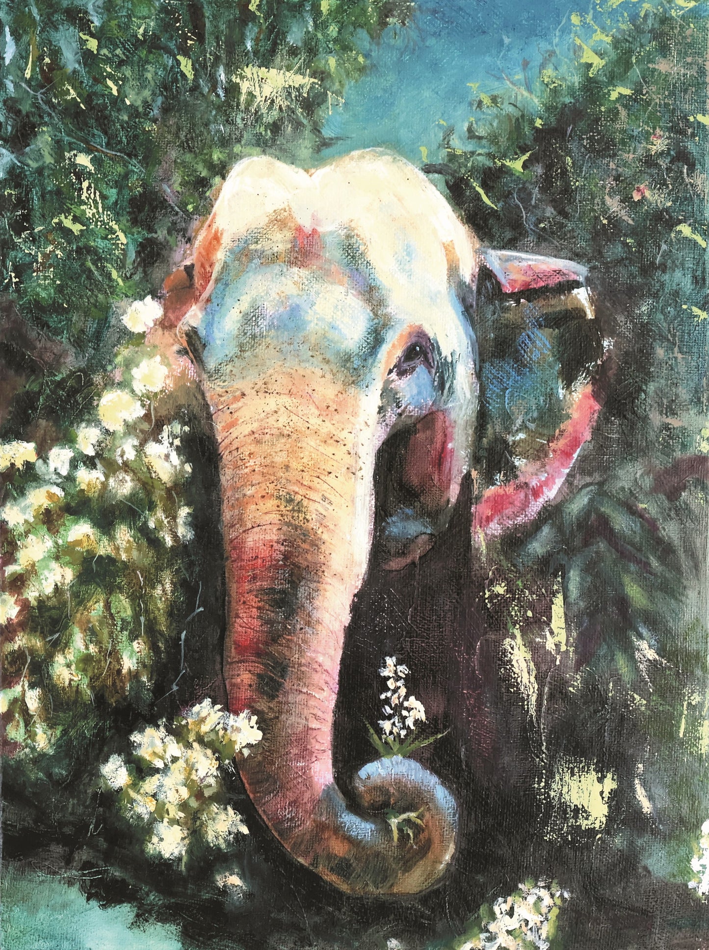 Poster Print "Elephant" size A4