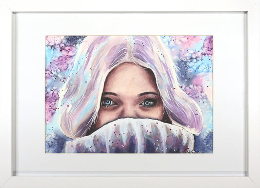 "Frost-Kissed Beauty" Original Study in Watercolour 31cm x 23cm