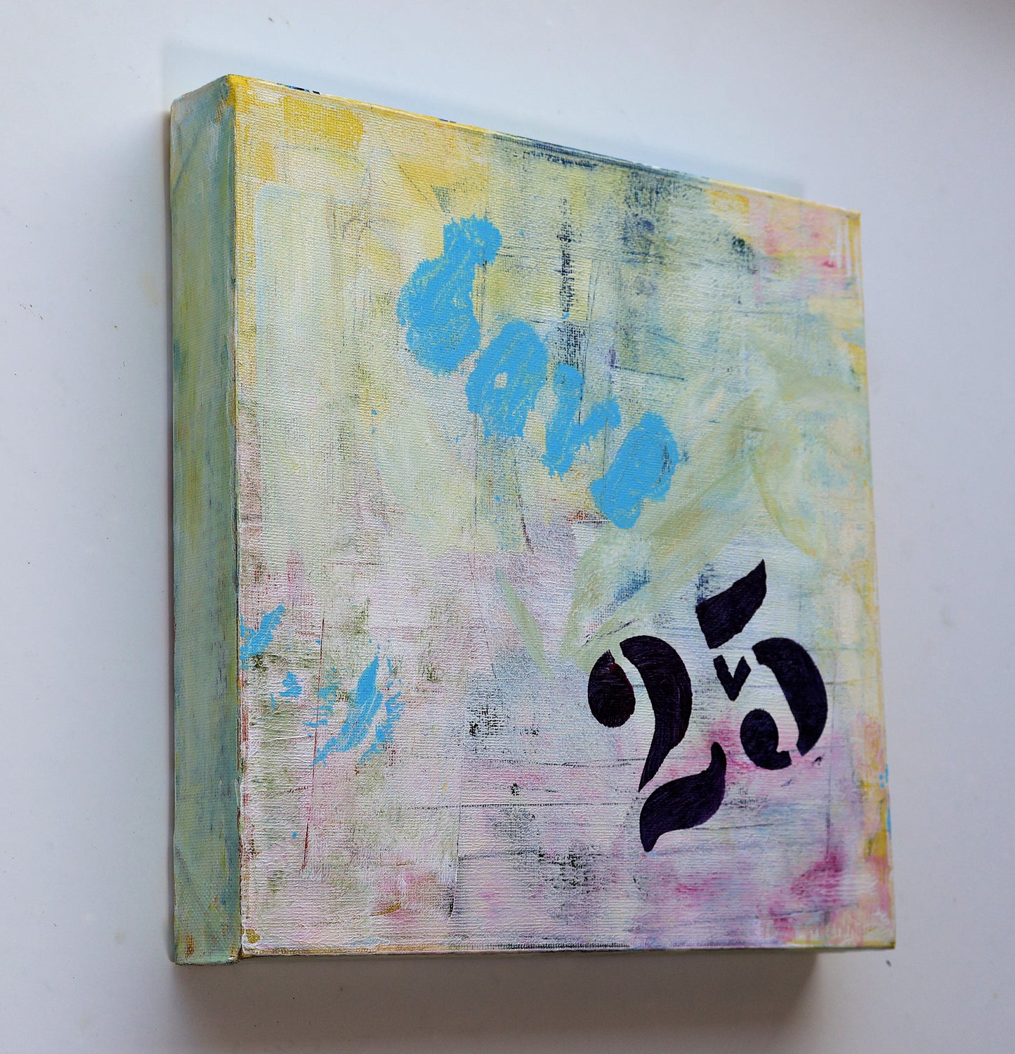 "Love 25" Original Acrylics Painting 25 cm x 25 cm