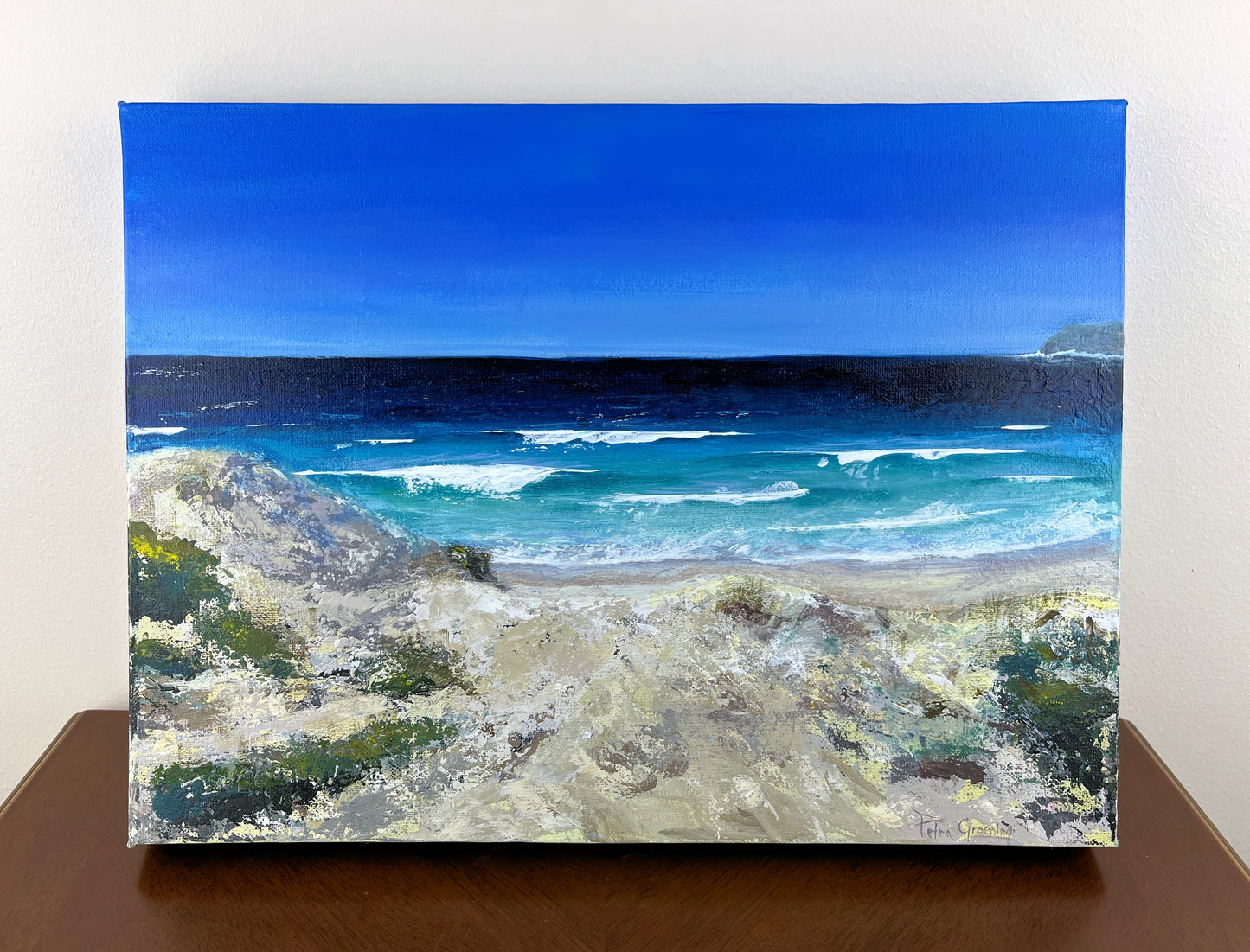 "Mullaway Beach" Original Acrylics Painting 40cm x 30cm