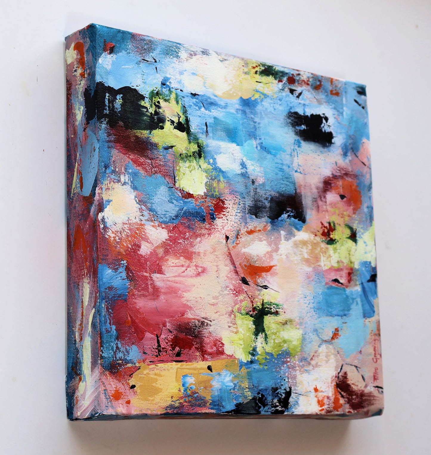 "Soulmate of Rosalie" Original Acrylics Painting 25 cm x 25 cm