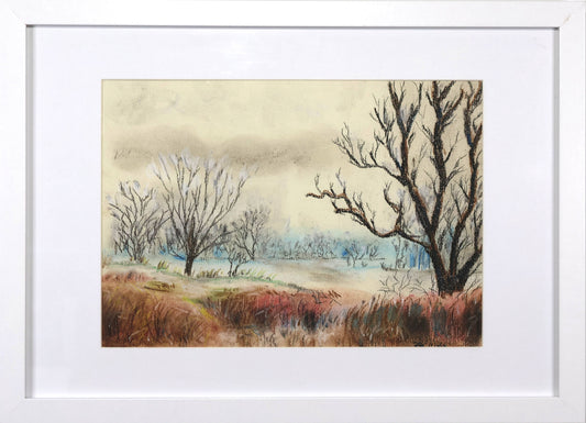 "Winter" Original Study in Pastels A4 29.7cm x 21cm