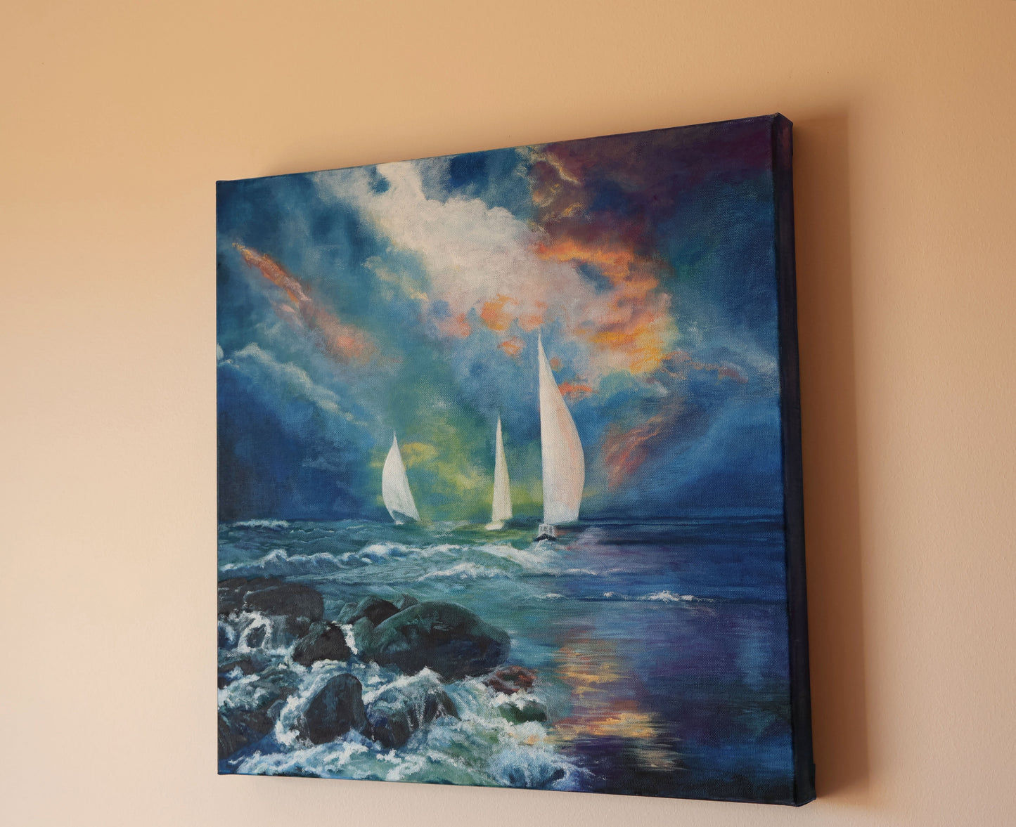 "Safe Harbour" Canvas Print